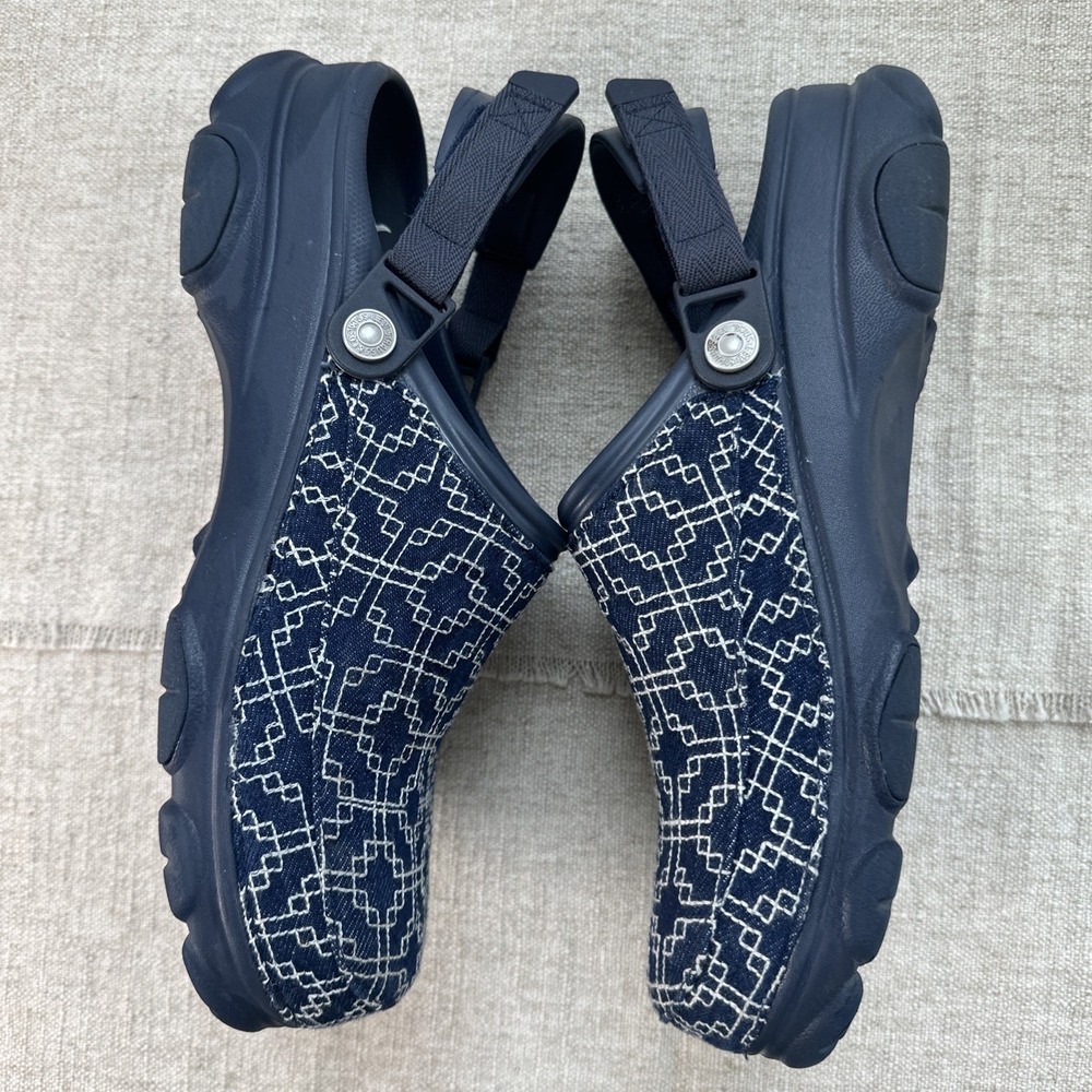 Levi's x Crocs All Terrain Clog M12 Dark Wash Denim Sashiko 208917-410 - Picture 5 of 8